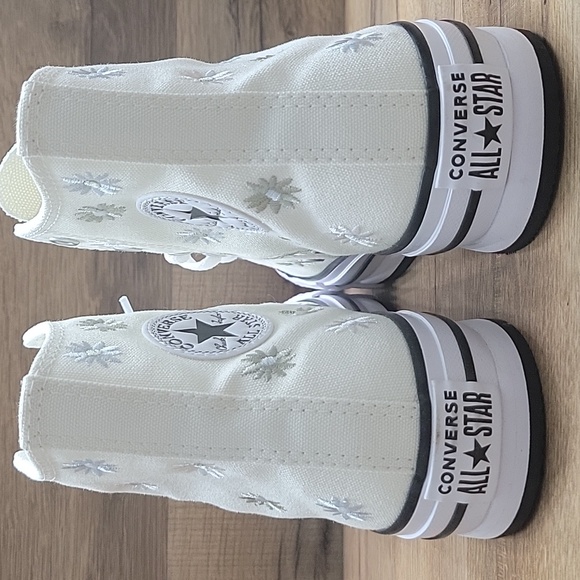 Converse Women's White High-Top Sneakers - Picture 9 of 15